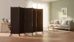 Flexibilität trifft Privatsphäre: Dieser 6-teilige Paravent mit Rollen revolutioniert Ihr Zuhause