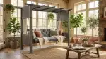 Überdachte Outdoor-Lounge