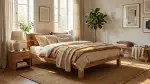 Massivholzmöbel im Schlafzimmer
