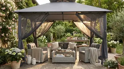 Gartenpavillons als stilvolle Outdoor-Oasen