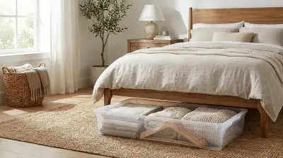 Unterbettboxen: Versteckter Stauraum