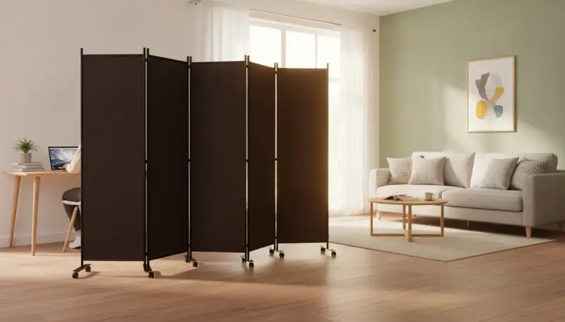 Flexibilität trifft Privatsphäre: Dieser 6-teilige Paravent mit Rollen revolutioniert Ihr Zuhause