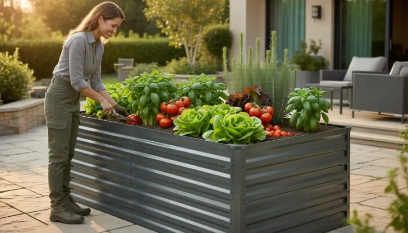 Mega-Ernte auf 240x90 cm: Warum dieses Metall-Hochbeet Ihre Gartenarbeit revolutioniert