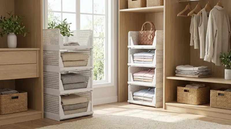 Kleiderschrank-Organizer revolutionieren Ihren Stauraum