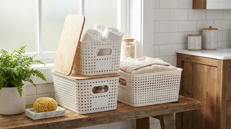 Badezimmer-Stauraum maximieren