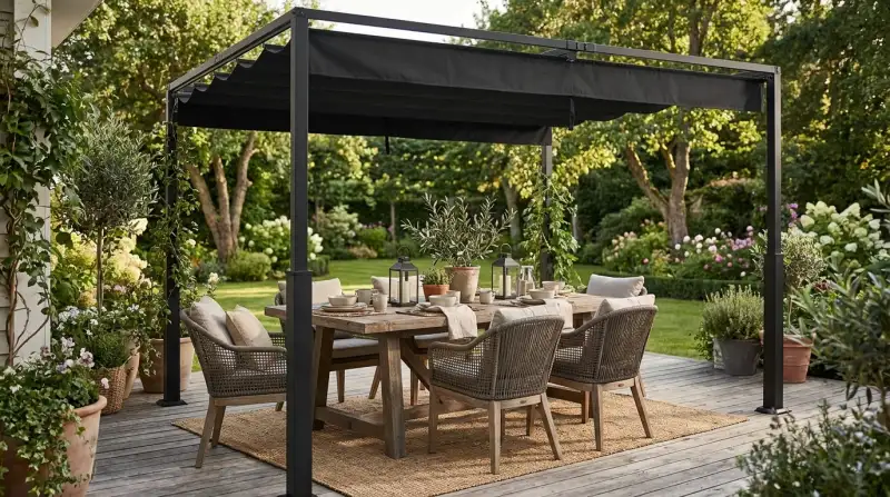 Wetterfeste Pergola: Traumhafter Rückzugsort