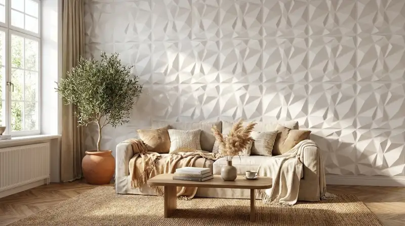 Elegante Wandpaneele mit 3D-Effekt