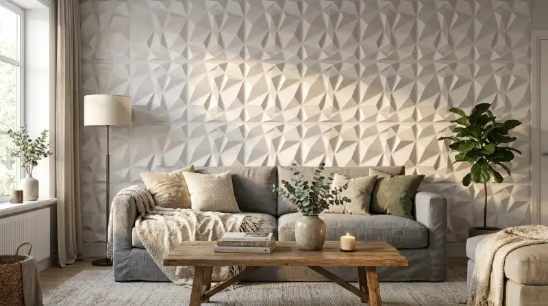 Texturen und Reliefs - Wandgestaltung mit 3D-Effekt