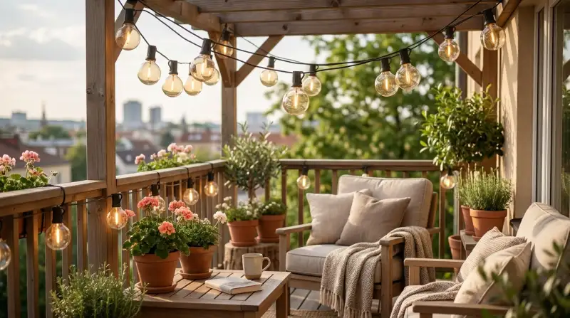 Kleinen Balkon gestalten leicht gemacht