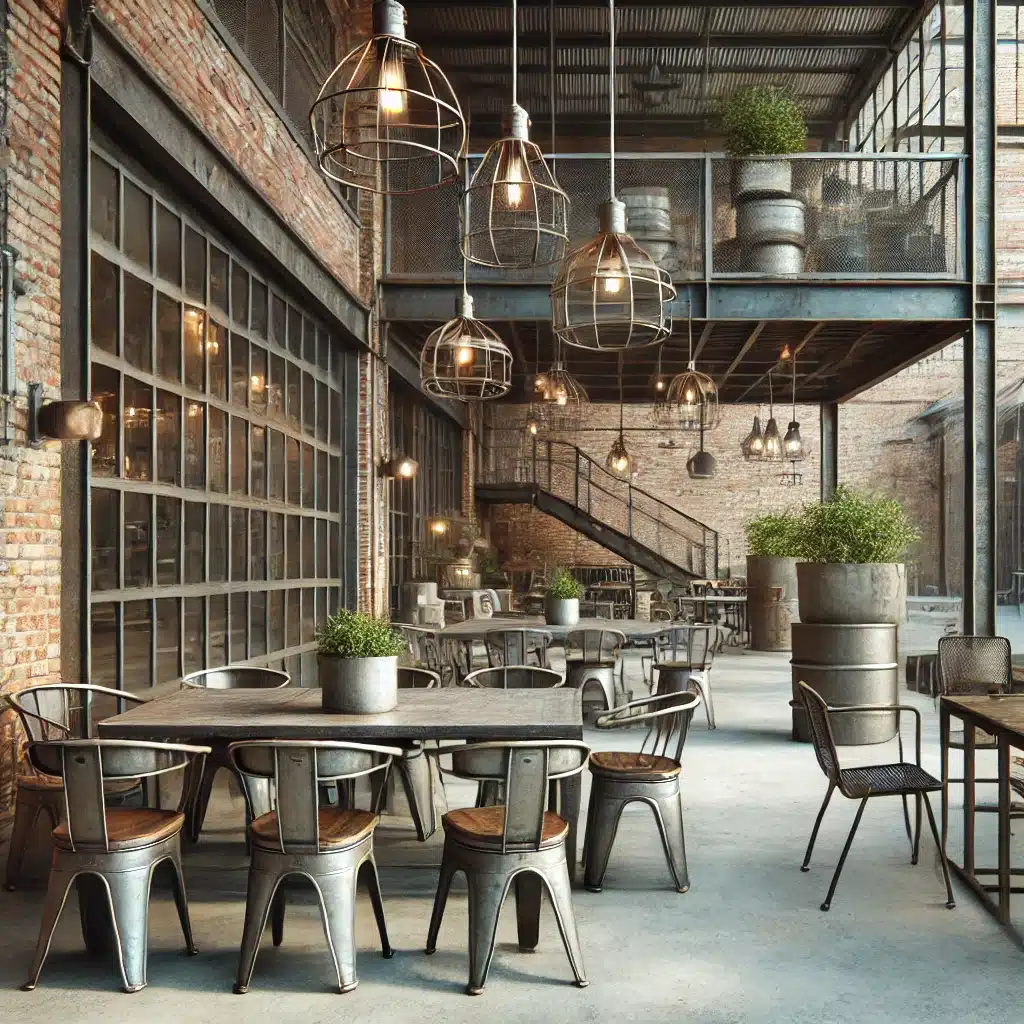 Industrial Chic im Außenbereich