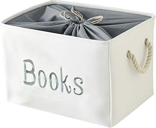 INough Bücher Aufbewahrungsbox Aufbewahrungskorb für Kinder, Kallax Boxen Bücherkorb Kinder gr…