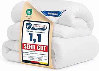 BEDSURE Bettdecke 135×200 Winterdecke 450gsm – 4 Jahreszeiten 2 teilig Bettdecken – Inklusive Gan…