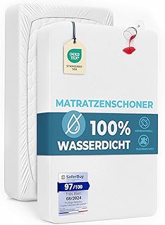 Matratzenschoner 180×200 Wasserdicht Dreamzie – Oeko-TEX – Atmungsaktive Anti-Allergie und Anti M…