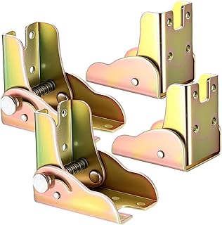 4 STK Klappscharnier mit Arretierung, Tischbeine Klappbare, Klappscharnier Tischbeine Klappkonsol…