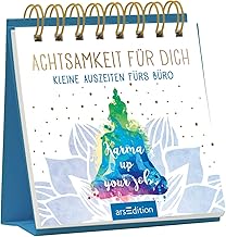 Achtsamkeit für dich: Kleine Auszeiten fürs Büro | Eine schöne Tischdeko, zur Stressbewältig…