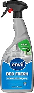 Envii Bed Fresh – Bio Matratzenreinigung und Starker Geruchsentferner 750ml Spray für Schweiß…