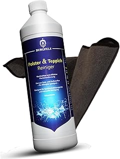 Polsterreiniger Waschsauger Reinigungsset mit Mikrofasertuch [Duft neutral] Teppichreiniger Mitte…
