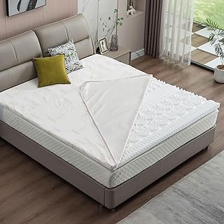 Matratzen Topper Memory Foam inkl. Bezug | 7 Größen | 80x200cm – 180x200cm | 5cm Dicker Memory-…