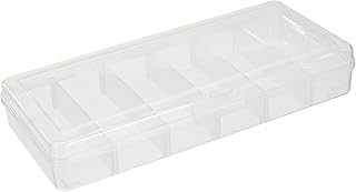 Rayher 39215000 Perlen Sortier-/Multifunktionsbox, Aufbewahrung für bis zu 42 Perlendöschen, 26…