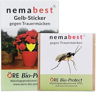 Kombipack gegen Trauermücken 3 Mio. SF Nematoden (30 Pflanzen) + 10 Gelb-Sticker