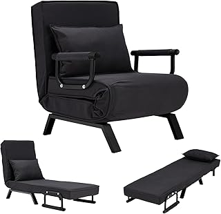 Sofa,Schlafsessel 3 in 1 mit bettfunktion, Gästebettfür, Schlafsofa mit Bettfunktion, Verstellb…