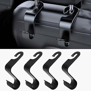 4 Stück Garagen-Aufbewahrungshaken, robuste Wandhaken, Auto, multifunktionale Rückenlehne, Abla…