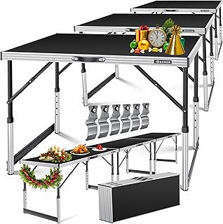 KESSER® Multifunktionstisch Profi 3- teilig, 100 x 60 cm, Tapeziertisch 90kg Gesamtbelastung, mi…