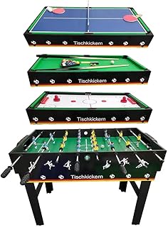 Izzy Multifunktionale Spieltische 4-in-1-Tisch und Einzeltisch für Tischfußball, Billardtisch, …
