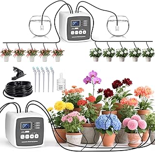 Automatisches Bewässerungssystem Indoor für Garten Pflanzen mit Doppelte Pumpe Unabhängige Kon…
