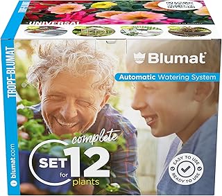 Blumat Tropf Medium Box Kit – Automatische Bewässerung für bis zu zwölf Pflanzen (12 Stück) |…