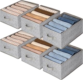 GRANNY SAYS Jeans Organizers, 6 Stück Hosen Organizers für Kleiderschrank, Grau Aufbewahrungsbo…