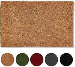 rutschfeste Kokosmatte – 40 x 60 cm Natur – Nachhaltige Naturfaser für den überdachten Außenbe…