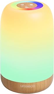 LED Nachttischlampe Touch Dimmbar mit 256 RGB Farben & 4 Modi, Tischlampe Kabellos mit Timer & Ha…