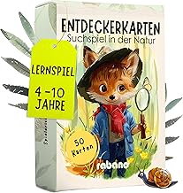 50 Entdeckerkarten für Kinder – Outdoor Schatzsuche und Natur entdecken I Spannendes Suchspiel…