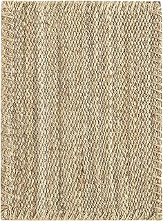 Hamid – Jute Teppich, Granada 100% Natürliche Jutefaser Handgewebt, Weicher und Hohe Festigkeit …