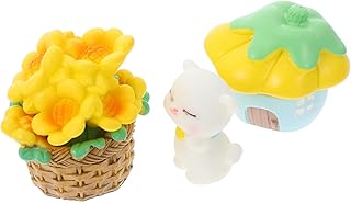 6stücke Harzfiguren Für Garten Dekoration Handgefertigte Kunsthandwerkskunst -harzstatuen Natur…