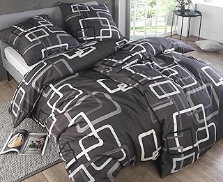 Bettwäsche 135×200 4teilig – Bettwäsche-Sets mit je 2X Bettbezug 135 x 200 & Kissenbezug 80×80 …