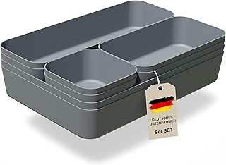 VMbathrooms Schubladen Organizer Set für jeden Bedarf | Praktische Schreibtisch Sortierboxen | S…