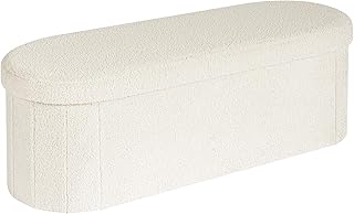 Bonlife Sitzbank mit Stauraum, klappbare Sitztruhe, Aufbewahrungsbox, Fußbank,Liebe, für Schlaf…