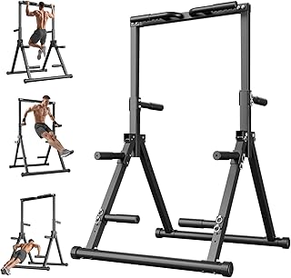 Zusammenklappbar Klimmzugstange Freistehend Outdoor Einstellbare 7 Höhenverstellbar 195-231cm 22…