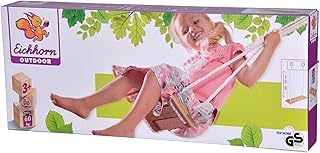 Eichhorn Outdoor Brettschaukel, höhenverstellbar 140-210 cm, TÜV/GS geprüft, bis 60 kg belastb…