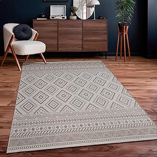 Paco Home Outdoor Teppich Flachgewebe Modern Boho-Style wetterfest & UV-beständig Ideal für Ter…