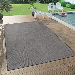 Paco Home Outdoor Teppich Balkon Terrasse Pastellfarben Flachgewebe Gartenteppich Modern, Grösse…