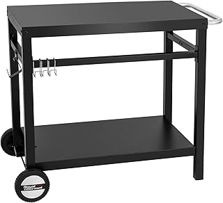 Royal Gourmet Grillwagen Grilltisch Outdoor Beistelltisch Garten Trolley Outdoorküche Multifunkt…