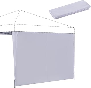 BONTEC 3 x 3 m Seitenteil/Seitenwand ohne Fenster für Pavillon Faltpavillon, Wasserdicht, Ohne V…