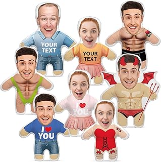 Personalisiertes 3D Person Menschenform Kissen FOTOGESCHENK zum Valentinstag mit eigenem Foto Fot…