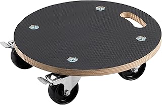 Metafranc Pflanzenroller Ø 380 mm – 200 kg Tragkraft – Siebdruckplatte – PA-Räder – Feststeller…