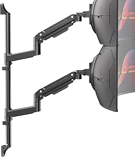PUTORSEN Dual Monitor Wandhalterung für 17″–49″ Zoll Bildschirme, Bis zu 20 kg pro Arm, VE…