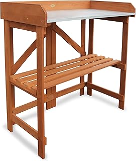 HABAU Pflanztisch aus Hemlocktanne, klappbar, FSC-Zertifiziert, 85 x 44 x 89 cm