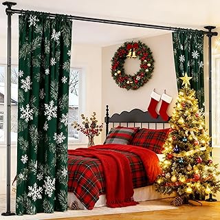 Raumteiler-Stange – Raumtrennsystem ohne Bohren 122-305 cm (H) × 70-177 cm (B) verstellbar, ro…